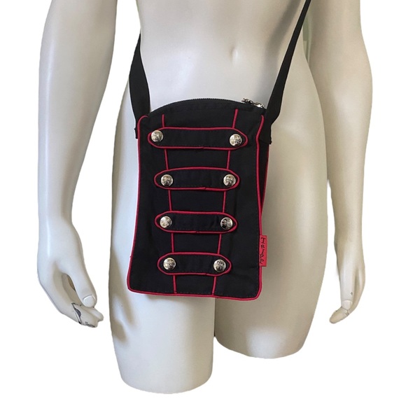 Tripp NYC | Cyber Y2K gothic grunge red band bag - Picture 2 of 10